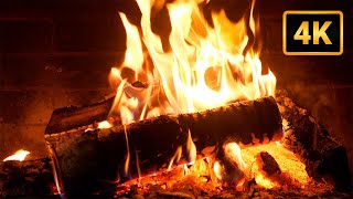 Smooth Jazz Music Fireplace. Enjoy Crackling Fire Atmosphere with Burning Logs & Instrumental Jazz