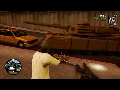 GTA San Andreas - San Fierro Aztec Massacre + Six Star Escape - GTA San Andreas - San Fierro Aztec Massacre + Six Star Escape