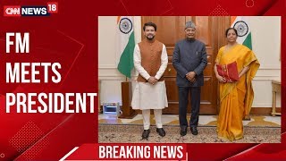 Budget 2020: FM Nirmala Sitharaman Meets President Ahead Of Budget 2020 Presentation | CNN News18