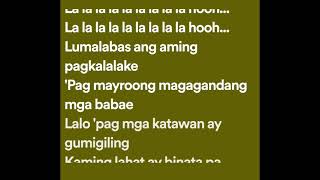 Video thumbnail of "Hagibis - Katawan (Lyrics)"
