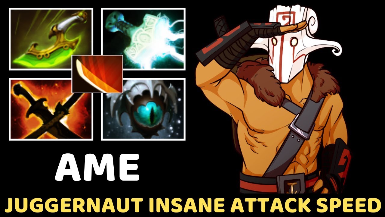 AME Juggernaut Insane Attack Speed 7.37 Dota 2
