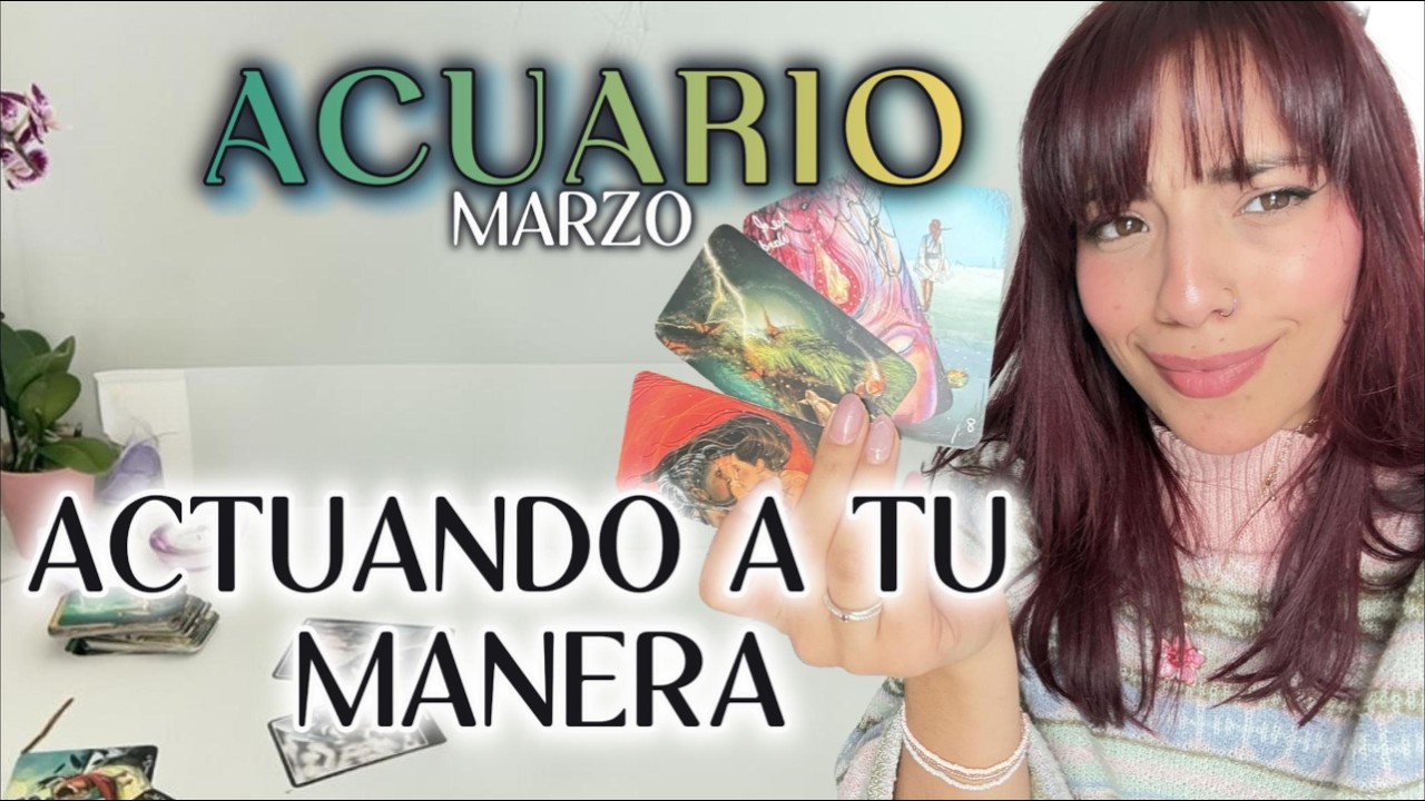 ACUARIO ♒️ Marzo | Liberandote del pasado 😶‍🌫️mensaje mensual angelical