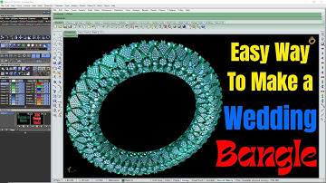 Easy Tutorial on Making a Diamond Bangle | Tutorial for Beginners | Learn CAD Design Tutorials