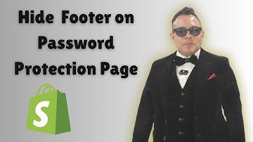 Shopify Dawn Theme How to Hide the Footer on the Password Protection Page