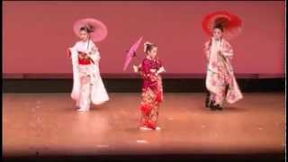 日本舞踊　　絵日傘