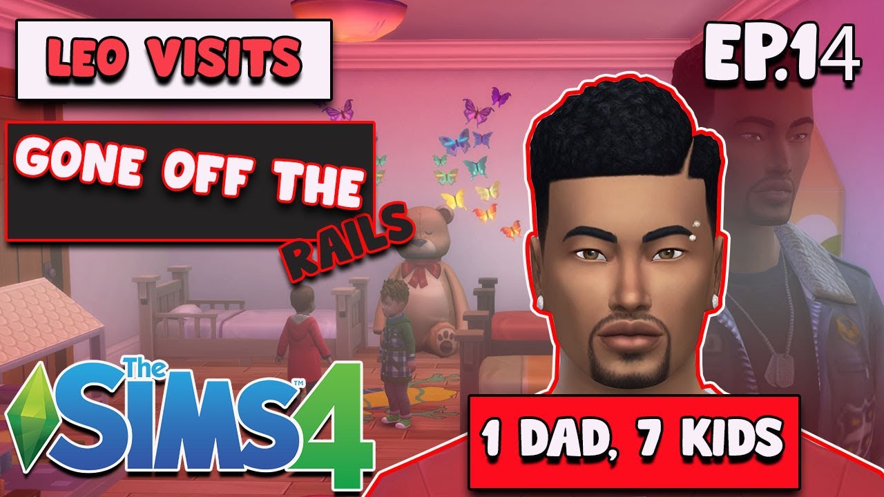 Sims 4 Single Dad Challenge 1 Dad 7 Kids Lets Play FAMILY TIME!  Part 14