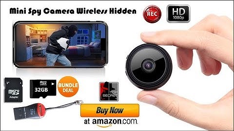 How to Use FabQuality Mini Spy Camera Wireless Hidden Test HD Quality 1080p  recording demo - AMAZON