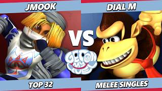 GOML 2026 - Jmook (Sheik) Vs. Dial M (Donkey Kong) Smash Melee - SSBM