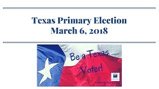 For more information: http://www.lwvtexas.org/