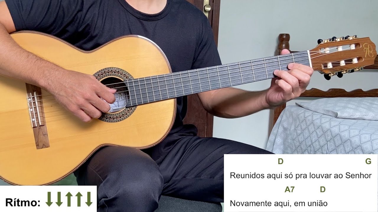 REUNIDOS AQUI (canto de entrada) | como tocar no violão [letra e cifra]