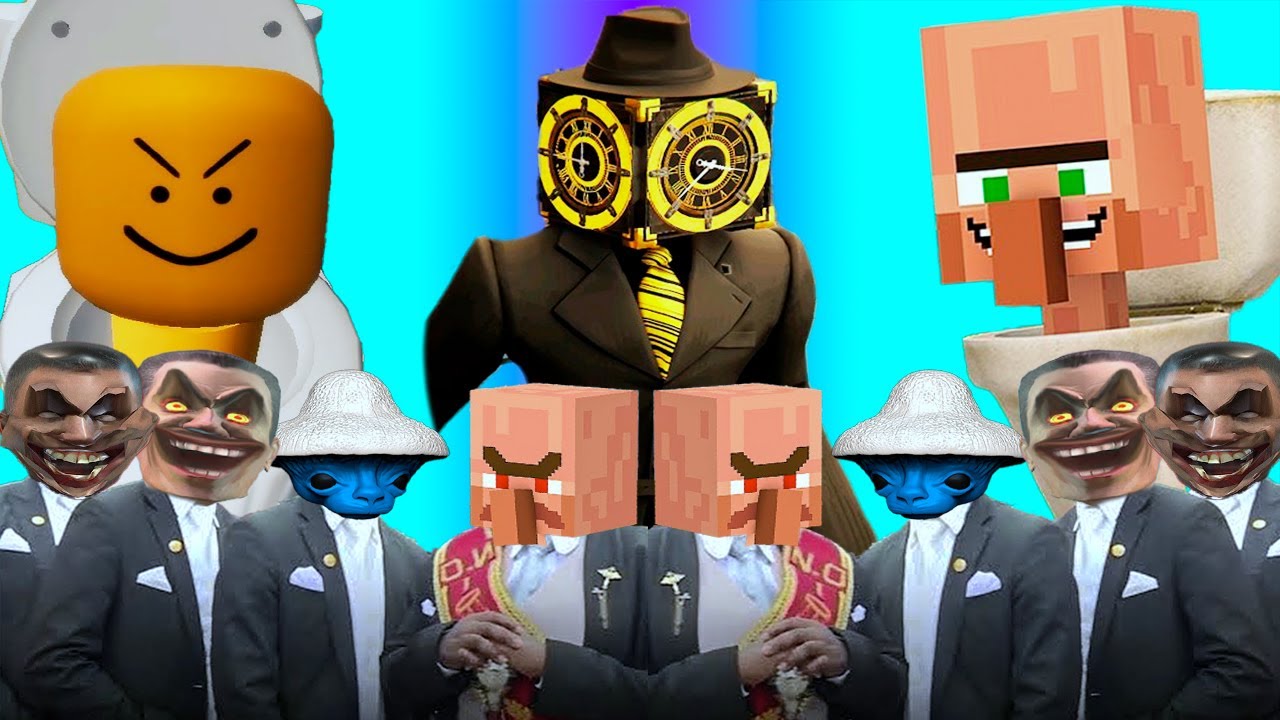 Roblox & Skibidi Multiverse & Villager - SUPER Coffin Dance MEGAMIX (Remix)