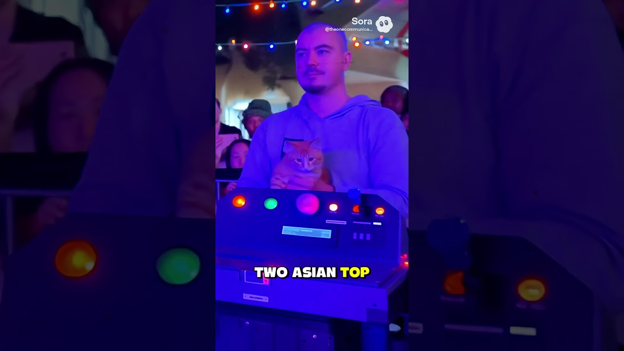 @theonecommunication Runs a Mechanical Bull Show in Pattaya! 🐱🔥