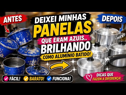 ❤️ Recuperei minhas panelas e o resultado ficou incrível!