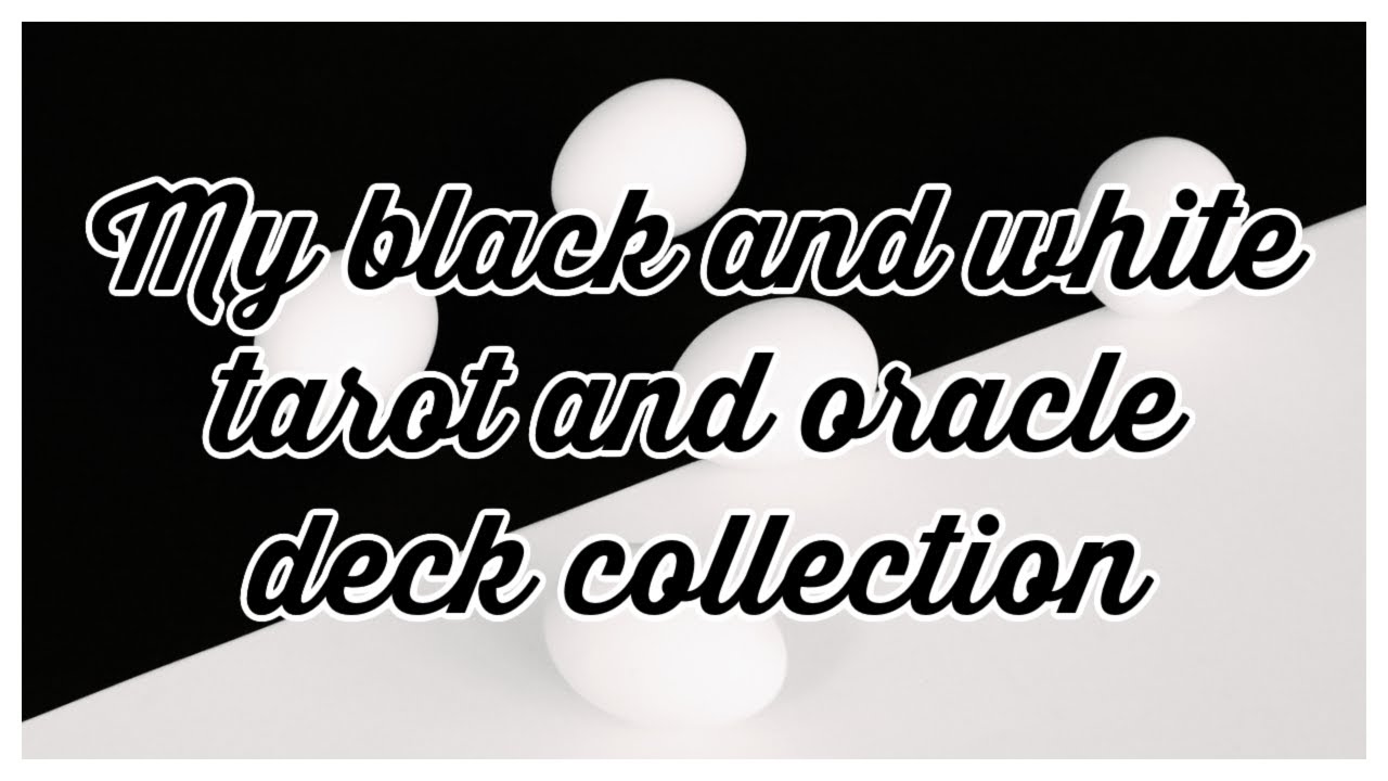 Let me show you my black & white decks! 