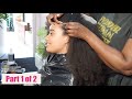 VIRAL👉🏾 I WAS SHOCKED! It took 12 hours👩🏽‍🦱😩🥱😴💆🏽‍♀️(Part 1/2)