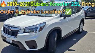 Match Highlights 🔥 2010-2021 Subaru Forester 2.5L Firing Order & Cylinder Location?