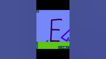 Alphabet Animation in Algodoo | Relaxing Sound Effects