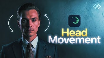 Head movement animation using alight motion.