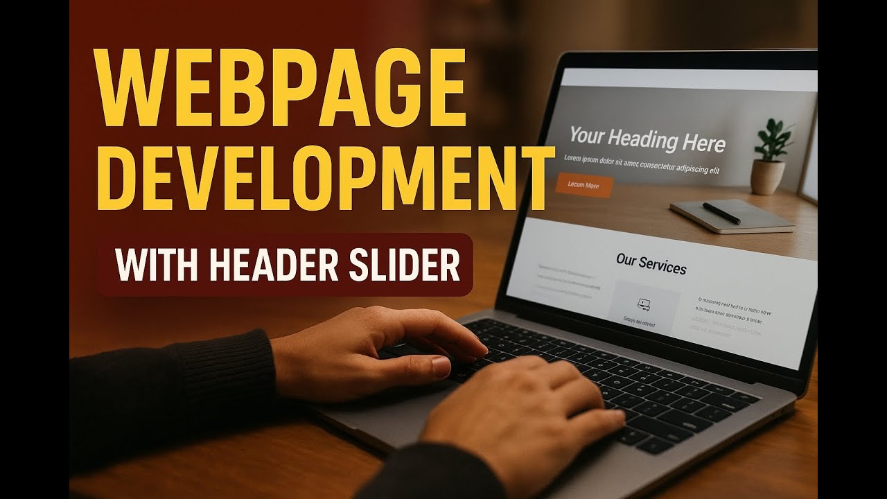 Modern Website Development Tutorial 2025, Create a Responsive Header ...