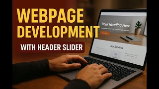Modern Website Development Tutorial 2025, Create a Responsive Header Slider Easily