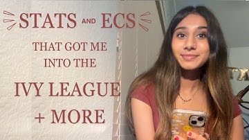 STATS & ECS THAT GOT ME INTO UPENN WHARTON, DARTMOUTH, BERKELEY + MORE! *act, gpa, aps, awards, ecs*