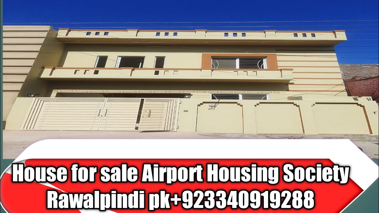 House for sale Airport Housing Society Rawalpindi pk YouTube