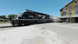 NS SD40-2 Switching by Huntsville Depot