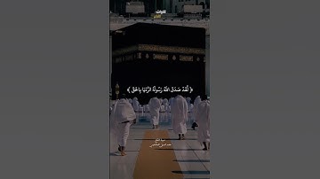 لقد صدق الله رسوله الرؤيا بالحق لتدخلن المسجد الحرام 📻| سورة الفتح 🎧#minshawi #القرآن #reels#reels