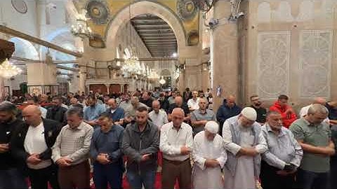 صلاة العشاء للشيخ يوسف ابو سنينه من المسجد الأقصى المبارك 21 ربيع الآخر 1447 من سورة النمل 