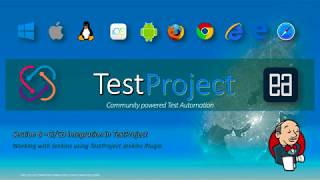 CI/CD with Jenkins Plugin of TestProject