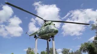 Памятник-вертолёт Ми-2 (г.Вязники)