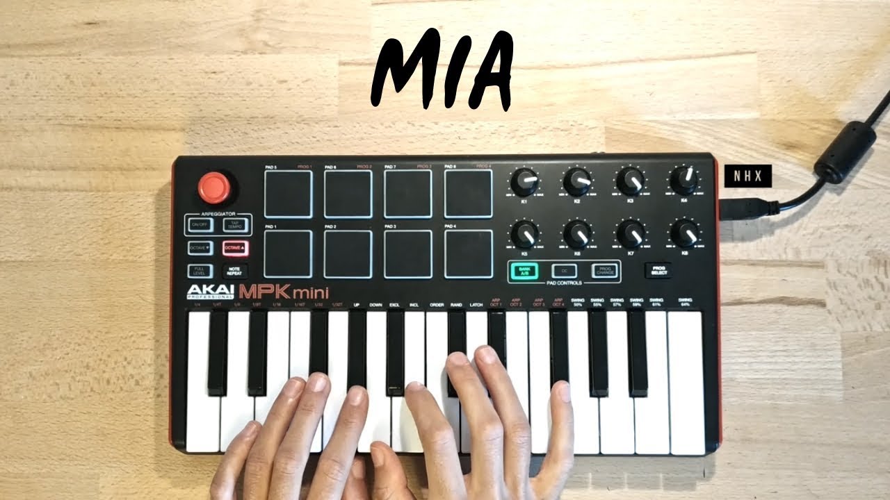 MIA - Bad Bunny feat. Drake | Cover (Akai Mpk Mini Mk2)