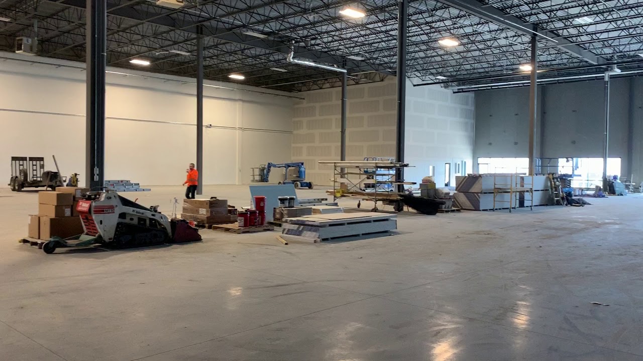 Calgary Warehouse - Construction Tour Week 2 pt2 - YouTube