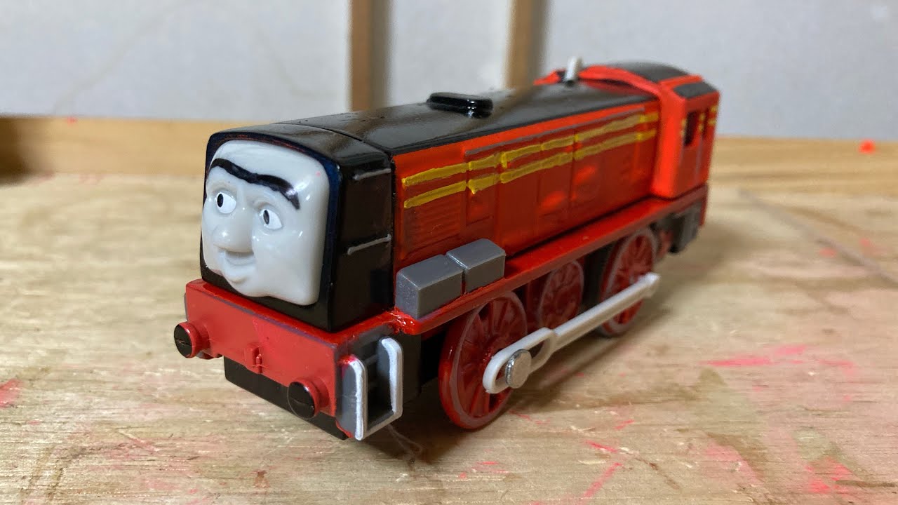 I tried changing Trackmaster Dennis into Norman. - YouTube