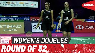 BWF World Championships 2026 | Stoeva/Stoeva (BUL) [9] vs Selvam/Singhi (IND) | R32