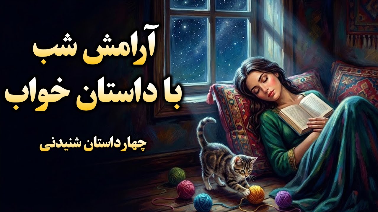 چند داستان کوتاه برای خوابی بلند🌙راحت گوش‌ کن و راحت بخواب🌙قصه هایی آرام بخش برای خواب شب
