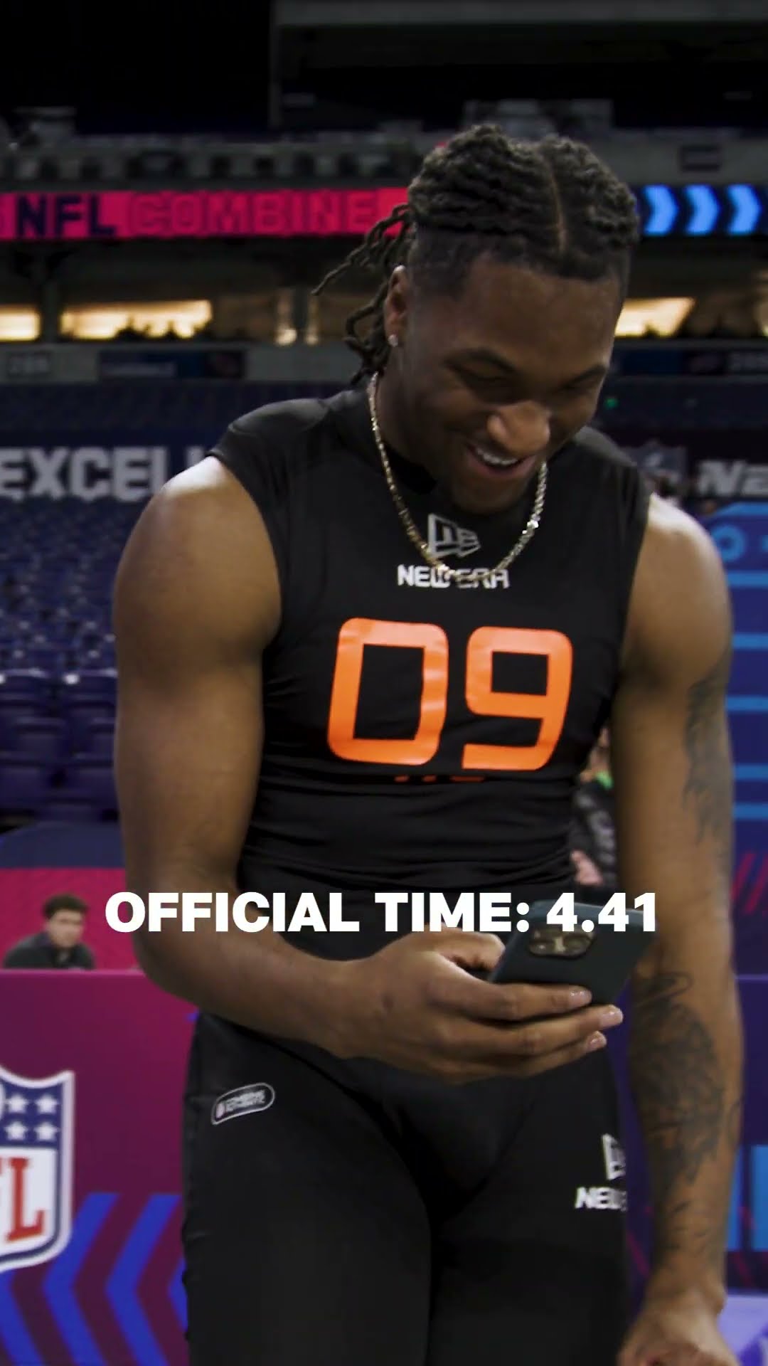 Luther Burden ran a 4.41 and was ready to go ?