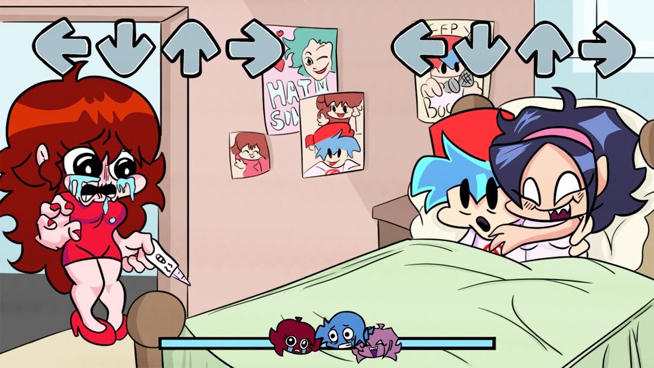 Friday Night Funkin' BF Cheats GF (FNF MOD) - YouTube