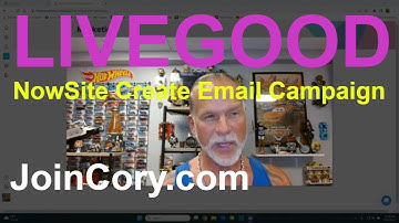 LiveGood How To Create Email Campaign On Nowsite AI Website