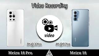 Meizu 18 Pro | Meizu 18 | Meizu | 5G | VS | Comparison