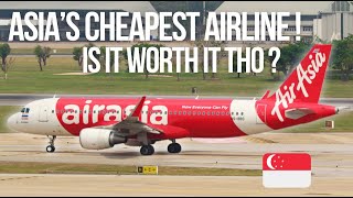 Trip Report Asia's Cheapest Airline ?/ Air Asia Kuala Lumpur - Singapore  A320 [Economy Class]