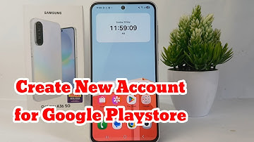 How To Create New Account for Google Playstore on Samsung Galaxy A36 5G