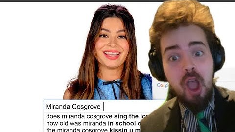 Miranda Cosgrove Answers The Web