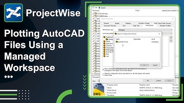 Lesson 16: Plotting AutoCAD Files Using a Managed Workspace