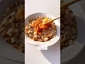14キロ痩せた超簡単ダイエット飯『激うまユッケ』超ヘルシーなのに満腹になる&美味しいレシピ。火も使わず材料全部混ぜるだけで簡単すぎるし洗い物も最低限で済むから、帰りが遅くなった日の夜ご飯にも最高。