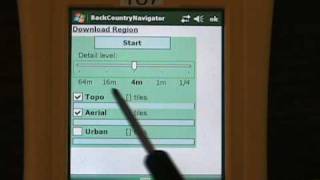 Full Downloading with BackCountry Navigator on Trimble Nomad Update