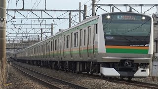 E231系・E233系 運用共通化に伴う併結運転開始