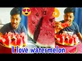 Asmr watermelon eating show 🍉👌🤤 / eating watermelon / #watermelon #asmr #mukbang