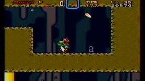 Super Mario World Glitch - Carry a Key while on Yoshi