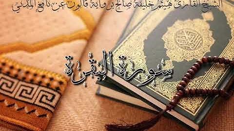 2-سورة البقرة للشيخ القارئ هيثم خليفة صالح برواية قالون عن نافع المدني